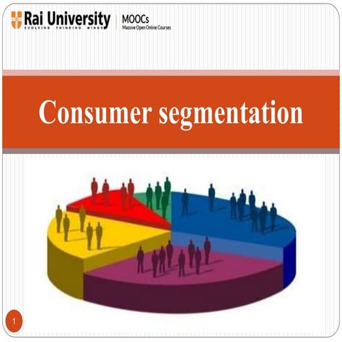 Consumer Segmentation - Introduction to Branding
