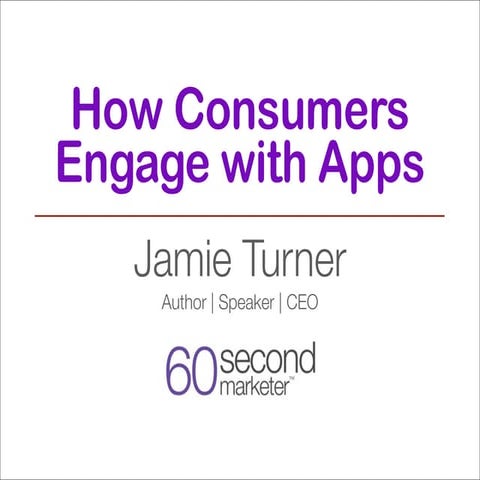 How Consumers Engage with Mobile Apps