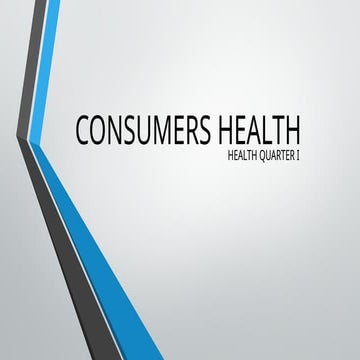 CONSUMERS HEALTH topic in mapeh subject.pptx