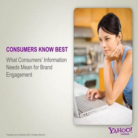 Consumers Know Best Research Presentation