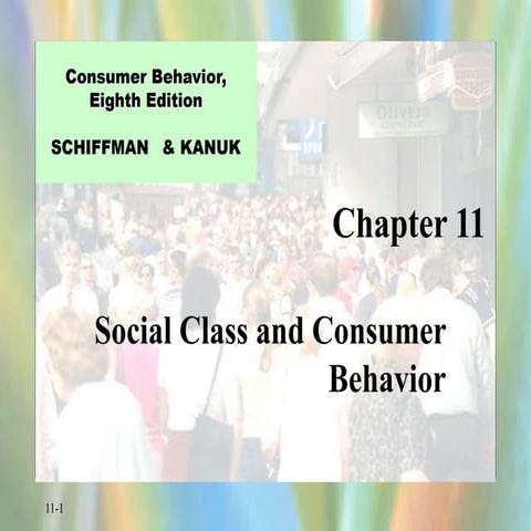 Consumer Social Class and Consumer Behavior schiffman11.ppt