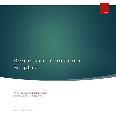 Consumer Surplus