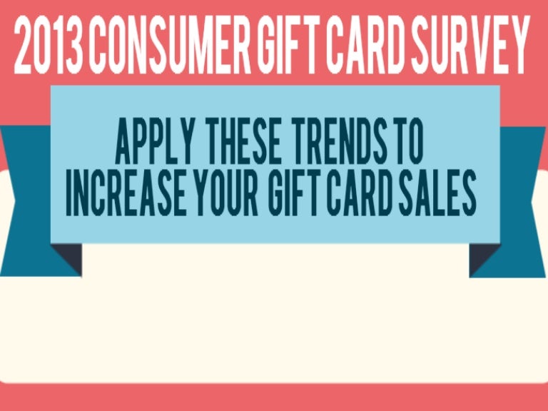 Gift Cards Survey