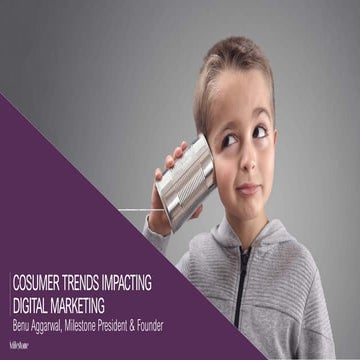 Consumer Tech Trends - Engage 2018