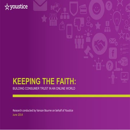 BUILDING CONSUMER TRUST IN AN ONLINE WORLD