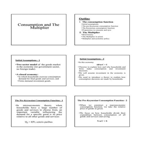 Consumption&multiplier