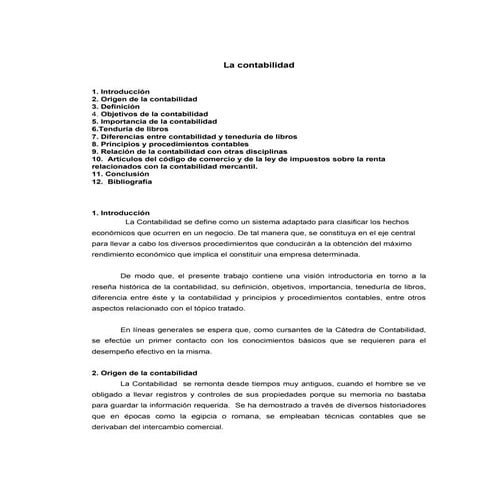 La contabilidad origen e importancia (diapositivas) | PPTX