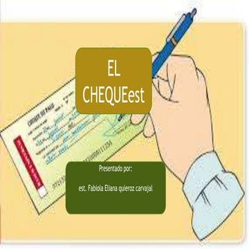 El cheque en el peru | PPTX
