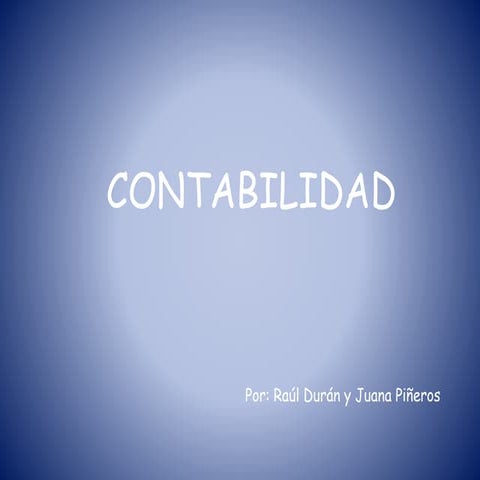 Concepto y objetivos de la contabilidad | PPT