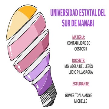 Contabilidad costos ii unesum 2022