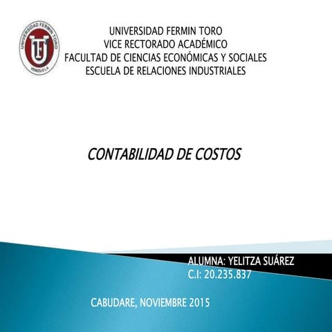 Contabilidad de costos