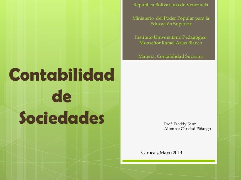 Contabilidad de sociedades