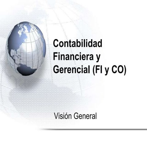 Contabilidad financiera y gerencial (FI-CO) | PPTX