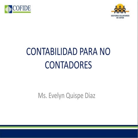 DIAPOSITIVAS SOBRE CONTABILIDAD | PPTX