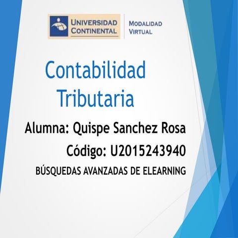 Contabilidad tributaria