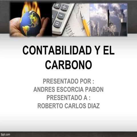 Contabilidad y el  carbono
