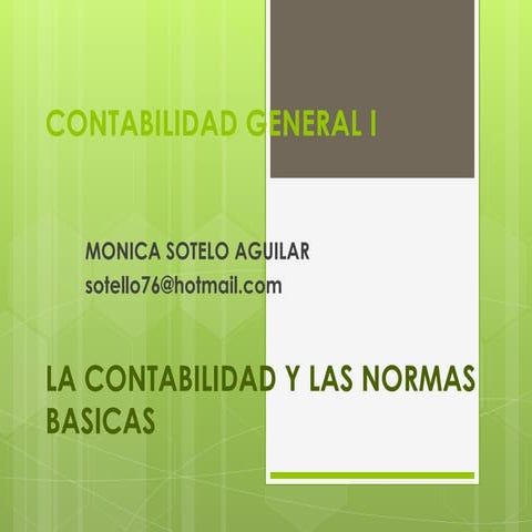 Contabilidad y normas Basicas - Unidad 2