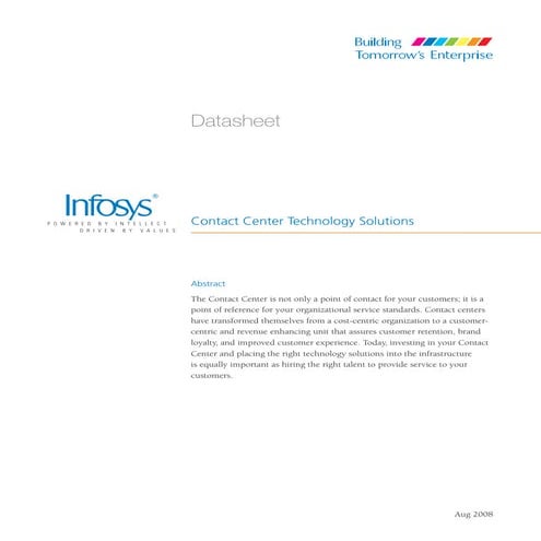 Contact center-datasheet