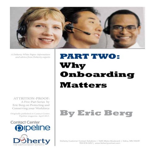 Contact center pipeline #2   onboarding