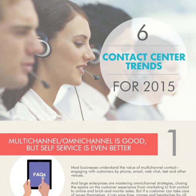 Six Contact Center Trends for 2015