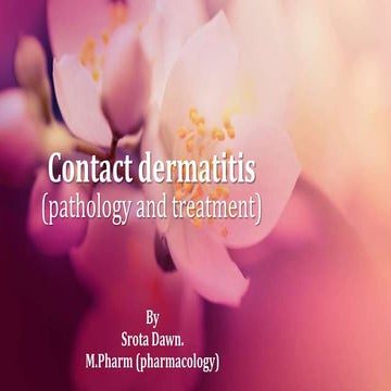 Contact dermatitis