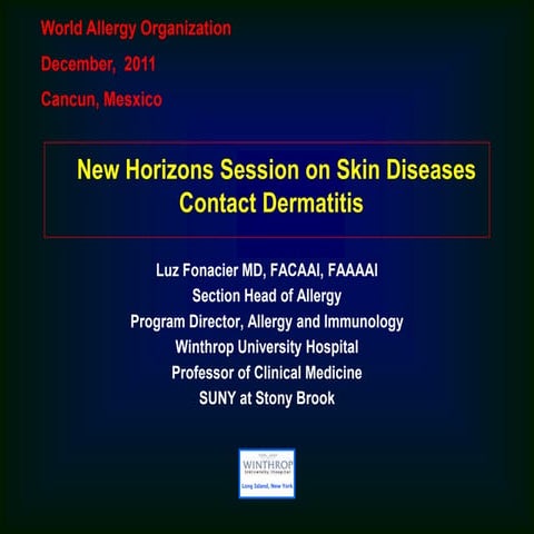 Contact Dermitis Dermatitis Contact Allergens | PPT