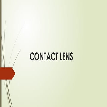 Contact Lens Dr Hari.pptx presentation powerpoint
