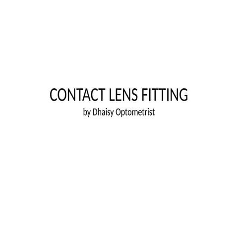 contact lens fitting for soft lens .pptx