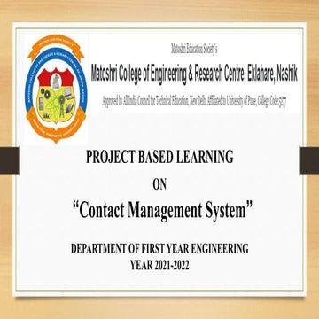 CONTACT MANAGEMENT SYSTEM PPT.pptx