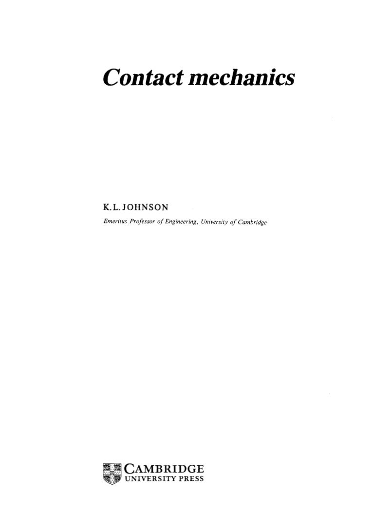 Contact mechanics