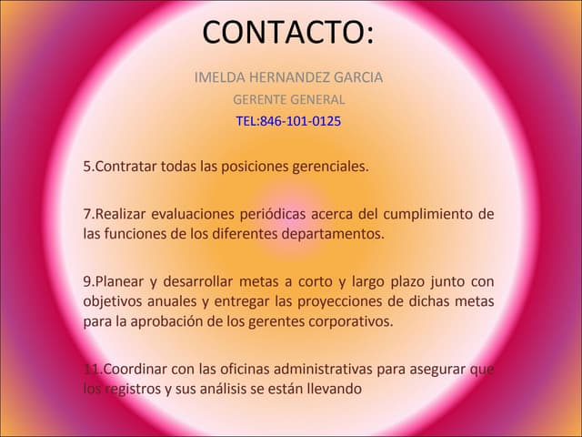 Contacto imelda