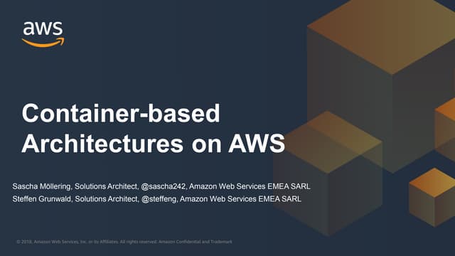 Modern Applications Web Day | Container Workloads on AWS