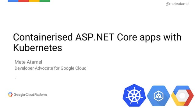 Containerised ASP.NET Core apps with Kubernetes