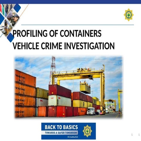 Comprehensive Profiling of Shipping Containers in Vehicle Crime ...
