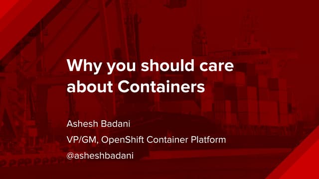 Containers: Unleashing Government I...