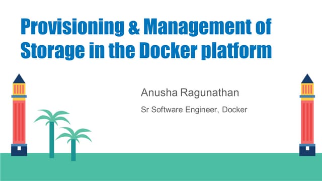 Persistent Storage in Docker Platform