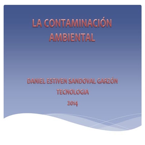 La Contaminación Ambiental