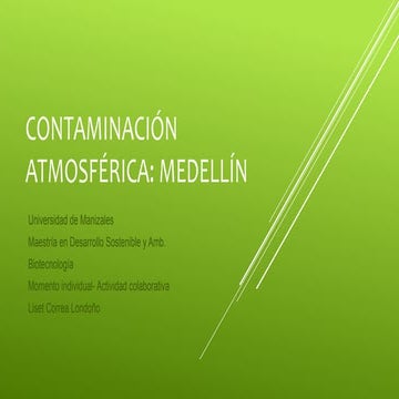Contaminación atmosférica