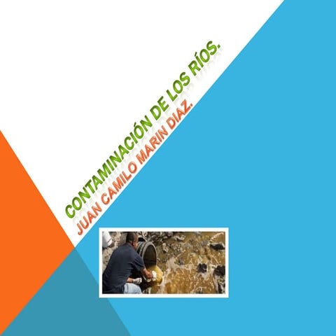 Contaminación de los ríos
