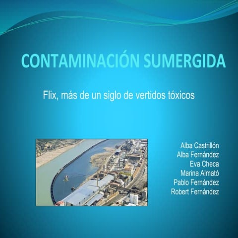 TCI-1 GM6 Residuos en los fangos del embalse de Flix 