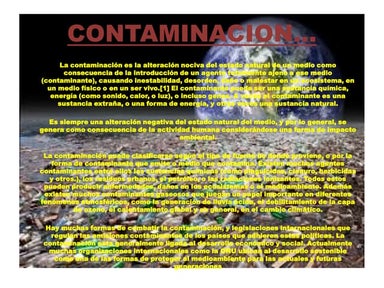 Contaminacion