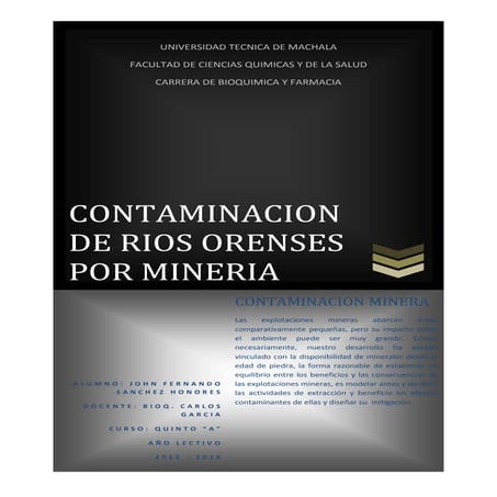 Contaminacion minera