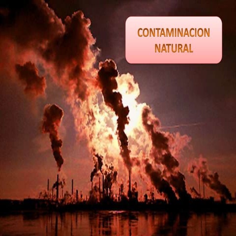 Contaminacion Natural | PPTX