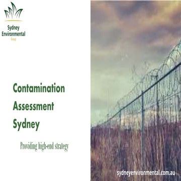 Phase 2 Contamination Report Sydney.pptx