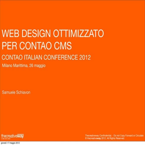 Web Design ottimizzato per Contao CMS