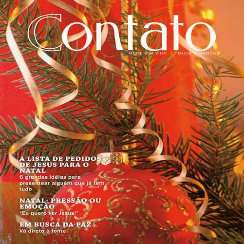 Contato - A lista de pedidos de Jesus para o Natal