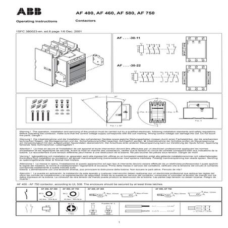 Contatores af400 750 | PDF
