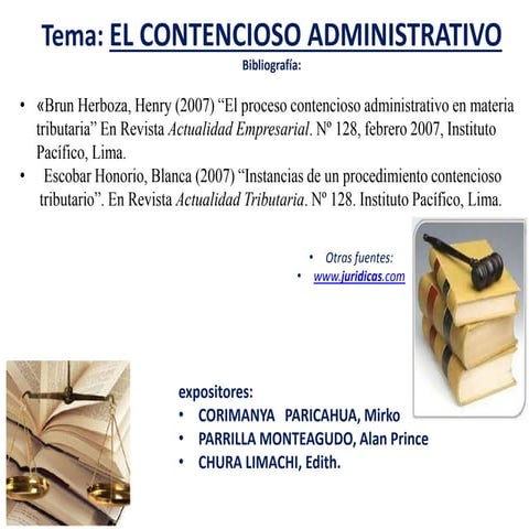 Conteciosio administrativo tributario