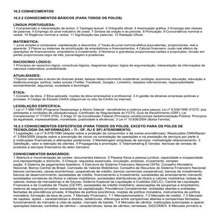 Conteúdo da caixa 2014