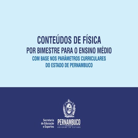 Plano anual de Fisica ensino medio 1° ano | DOCX